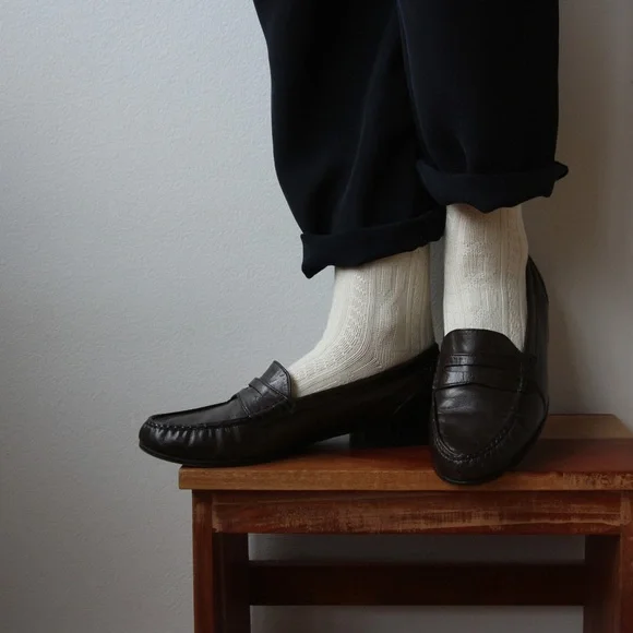 [Sold] Vintage 1970’s Celine Mahogany Leather Loafers - Picture 5 of 8